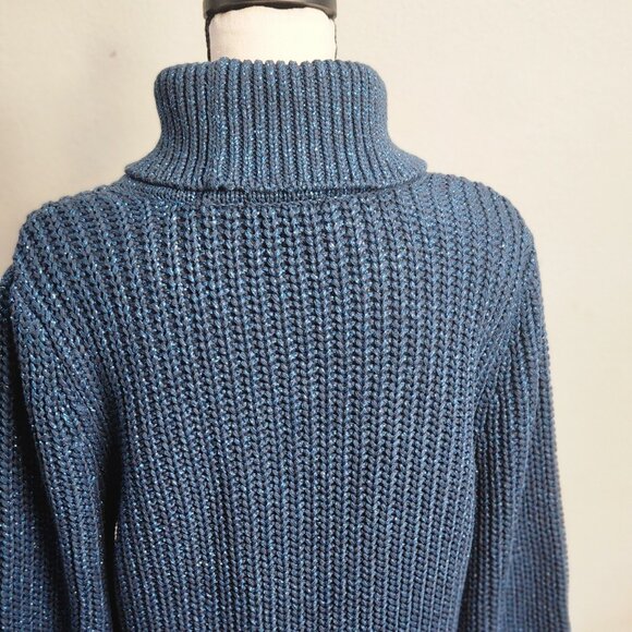 Metallic Funnel Neck Sweater - Picture 6 of 8